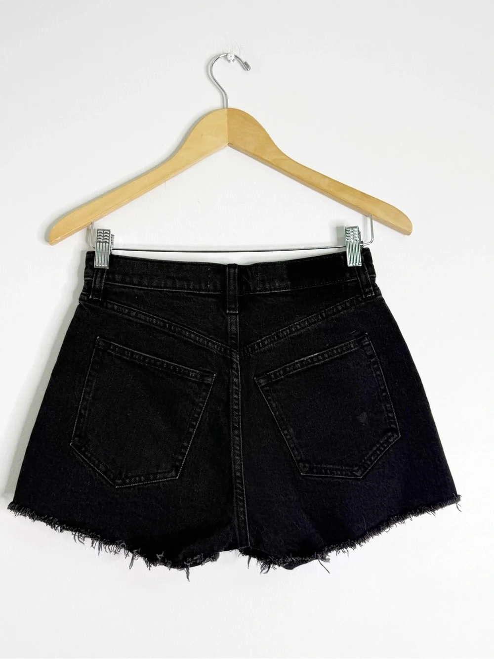 Abercrombie & Fitch Curve Love Mom Shorts Black Size 25/0 High Rise